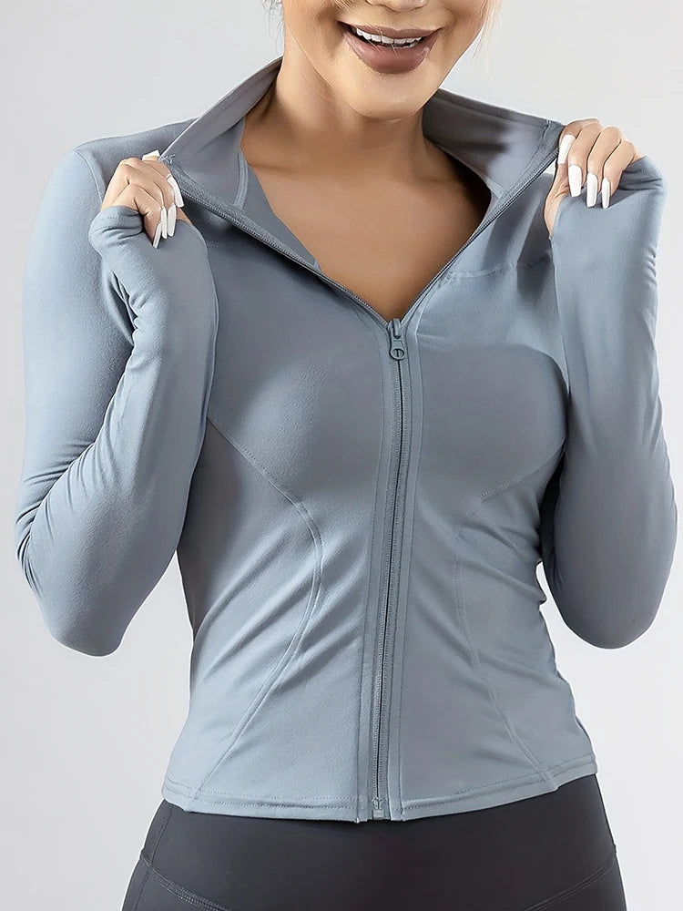 Women’s Long Sleeve Yoga Jacket – Autumn/Winter
