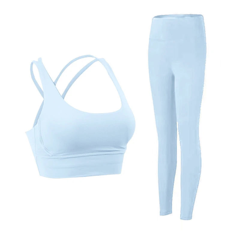 2pc Women's Workout Set – Bra & Leggings