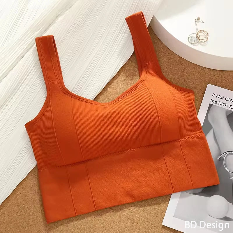 Seamless Sports Bra – Shockproof & Push-Up