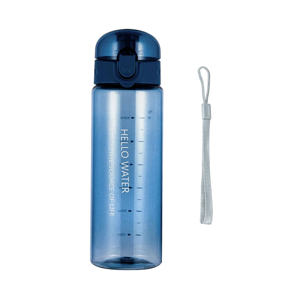 780ml Leakproof Water Bottle with Strap & Cover