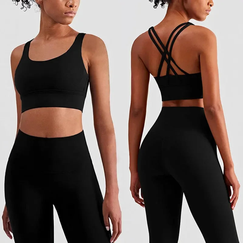 2pc Women's Workout Set – Bra & Leggings