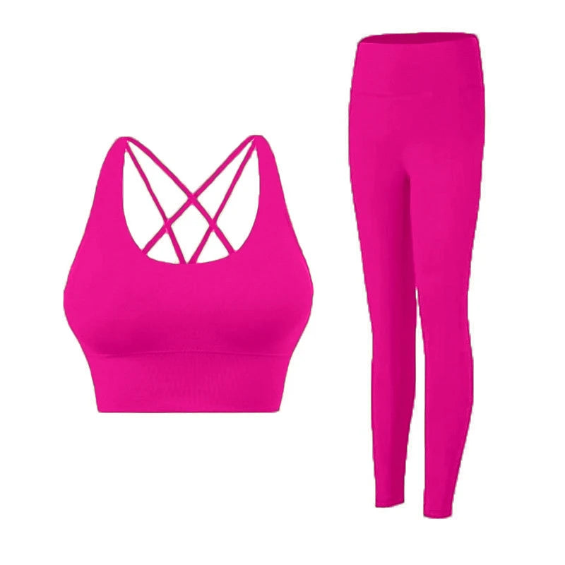 2pc Women's Workout Set – Bra & Leggings