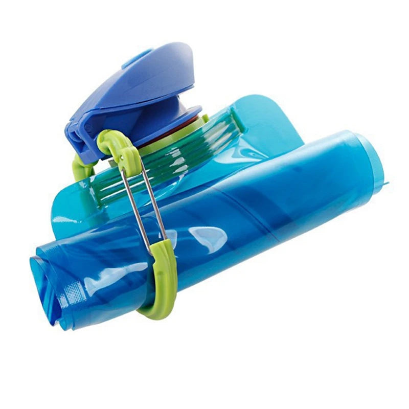 Foldable Travel Water Bottle – Reusable with Carabiner