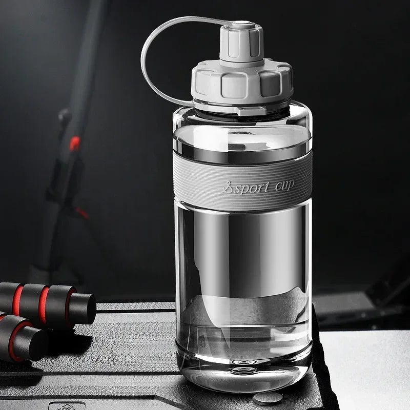 2L Large Water Bottle with Straw for Gym & School