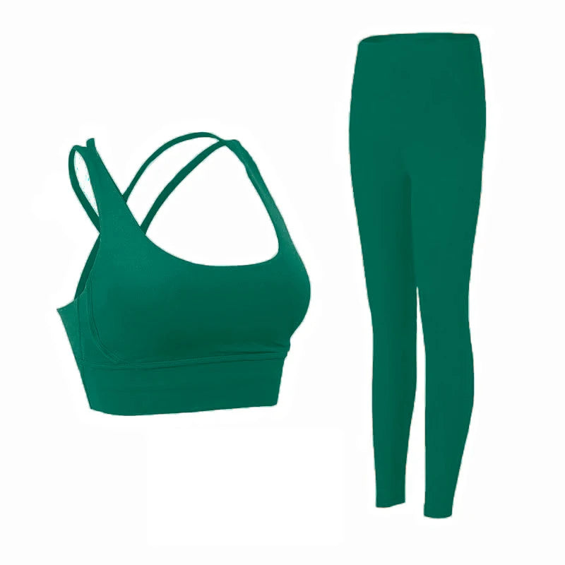 2pc Women's Workout Set – Bra & Leggings