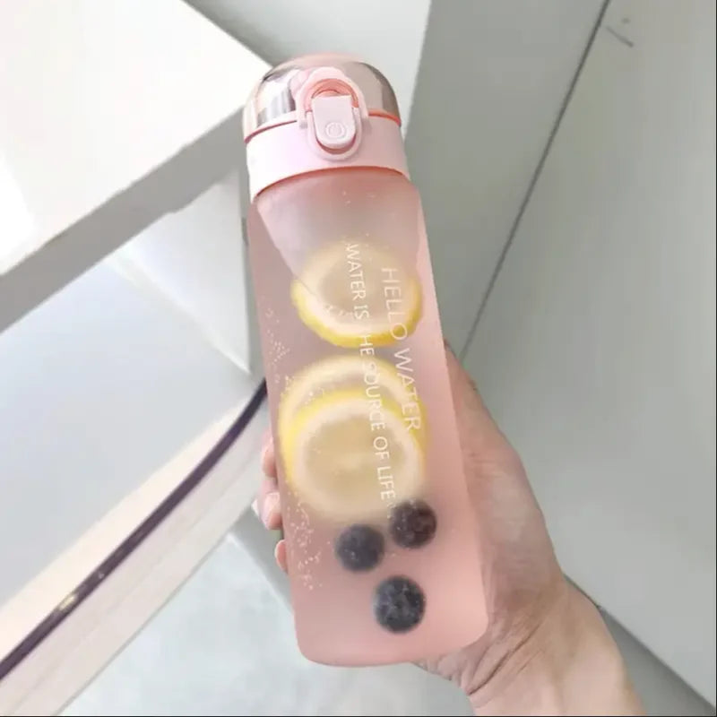 780ml Frosted Water Bottle for Fitness & School