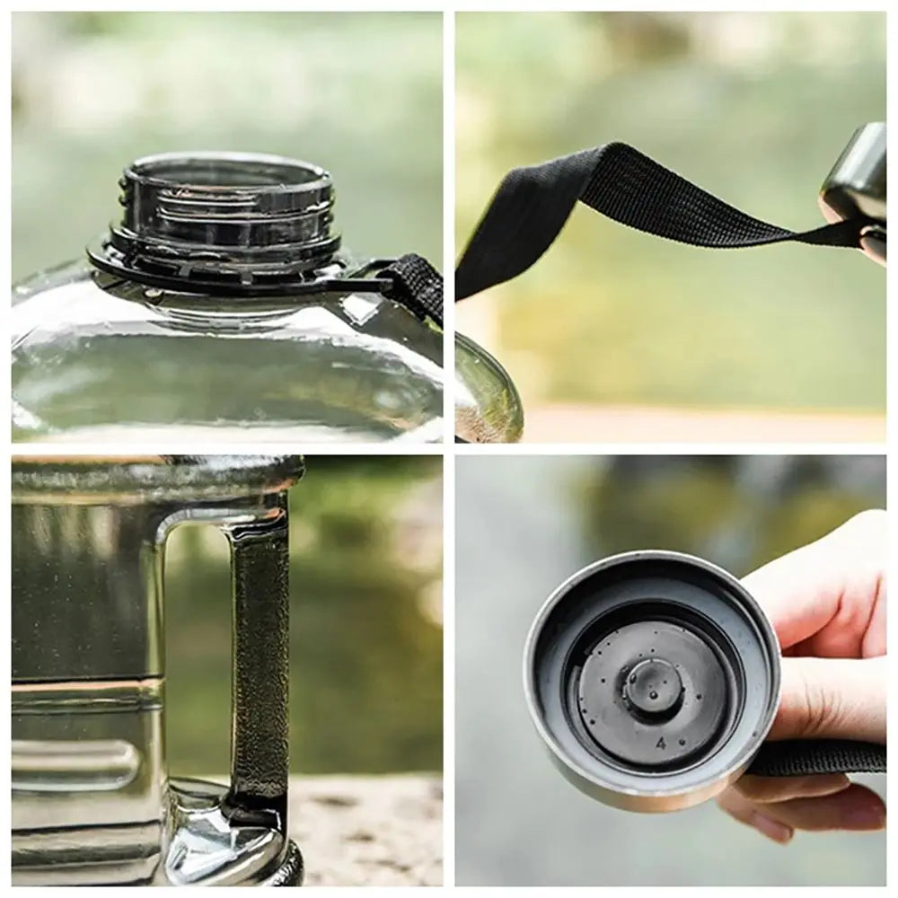 2L Water Bottle with Handle for Gym & Training