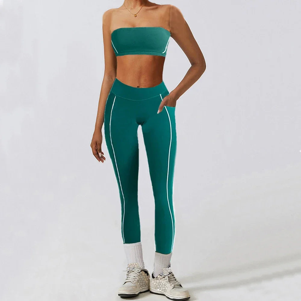 Halter Sports Bra – Breathable & Push-Up