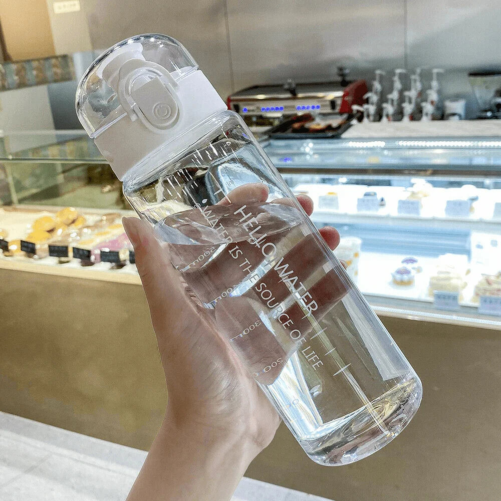 780ml Leakproof Water Bottle with Strap & Cover