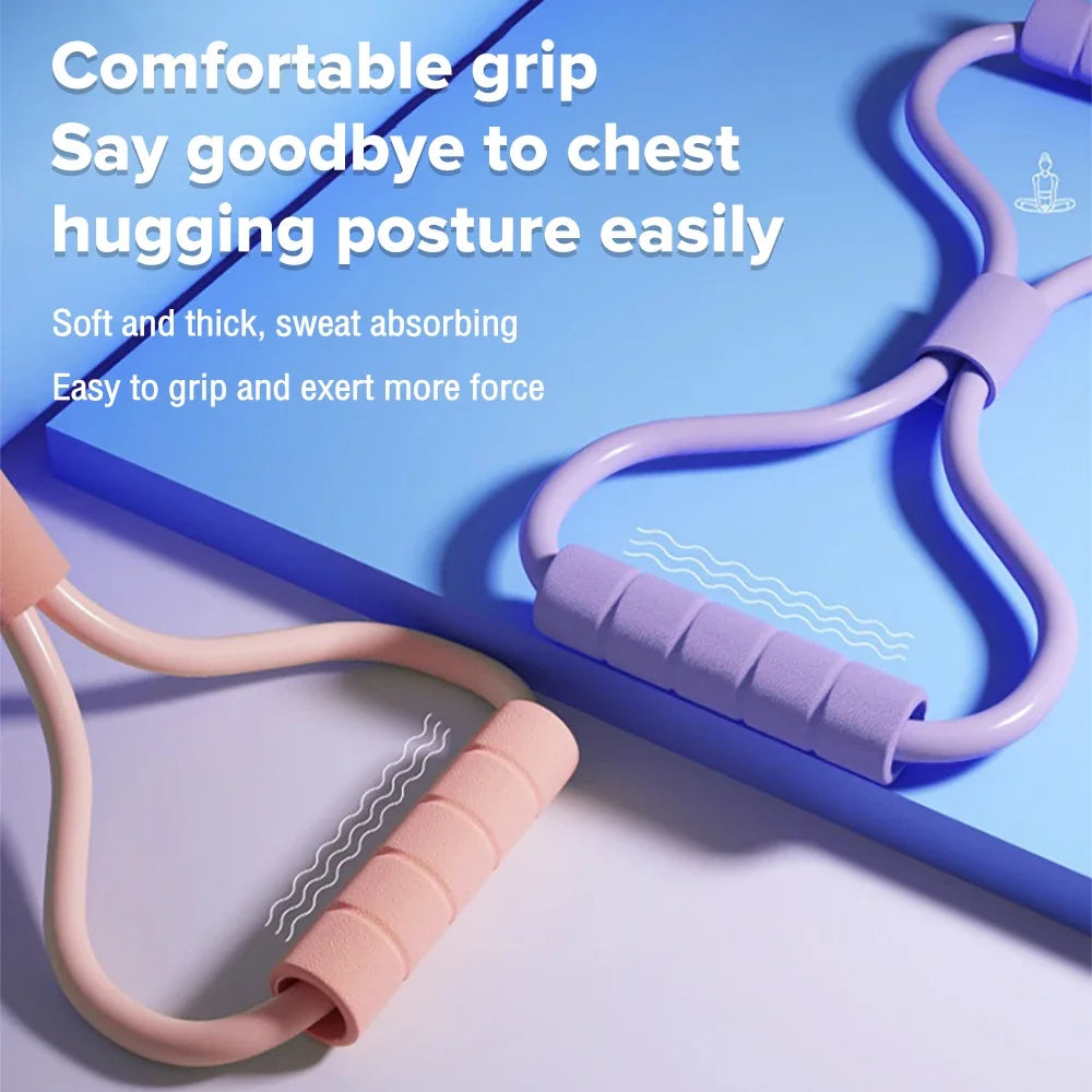 Yoga Resistance Bands – Elastic for Home & Gym