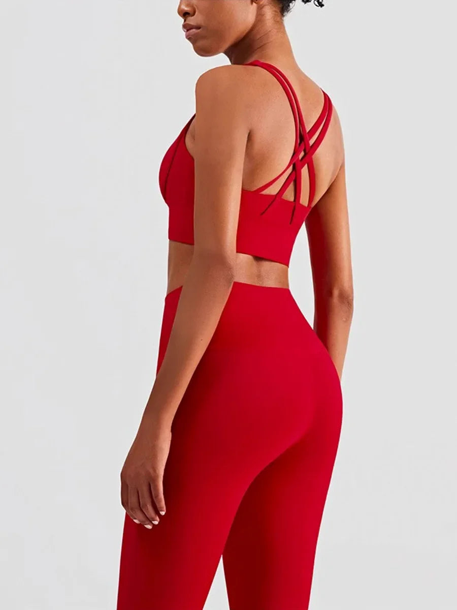 2pc Women's Workout Set – Bra & Leggings
