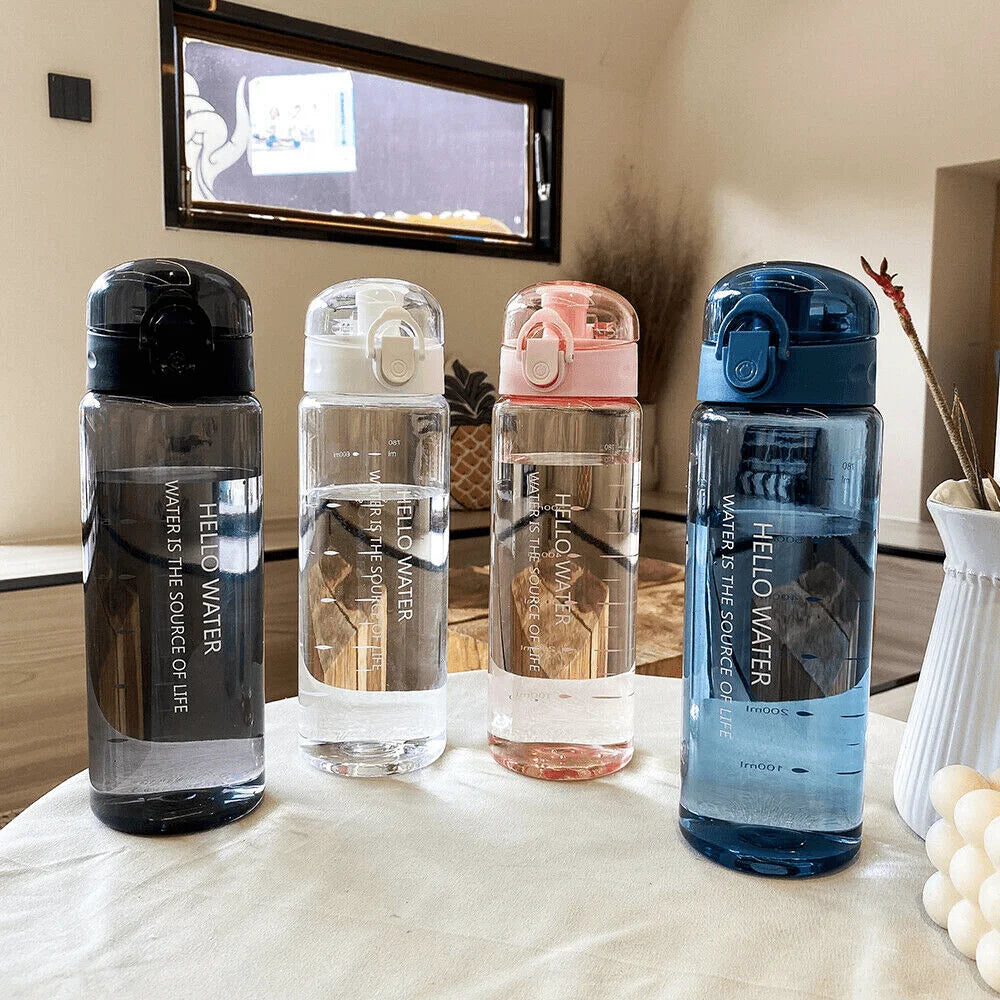 780ml Leakproof Water Bottle with Strap & Cover
