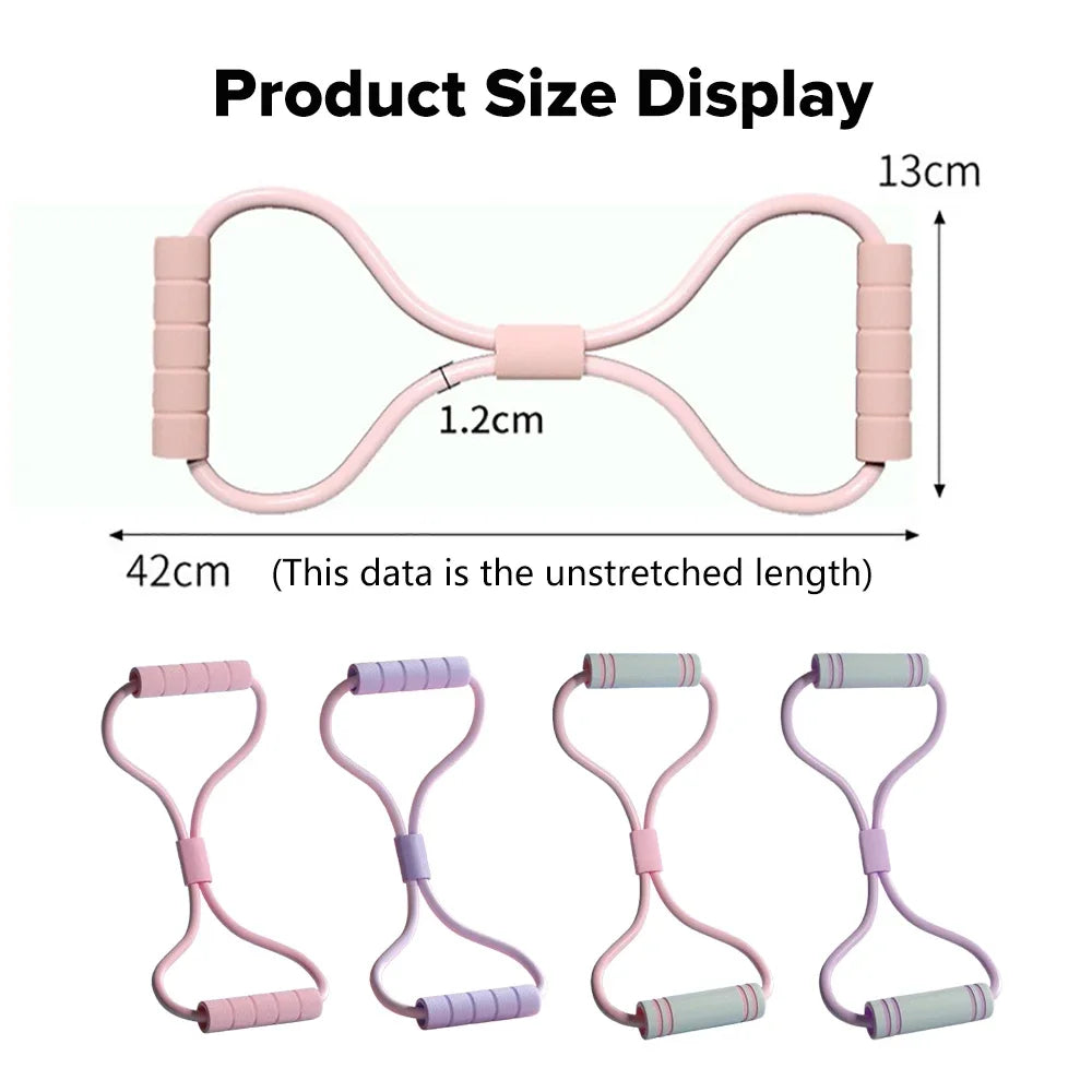 Yoga Resistance Bands – Elastic for Home & Gym