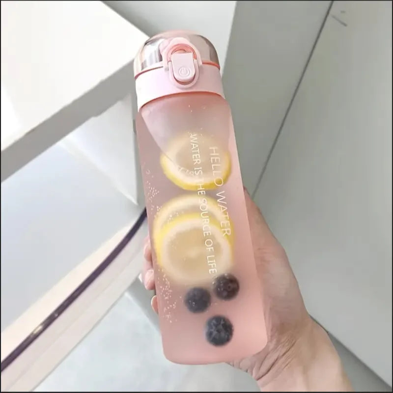 780ml Frosted Water Bottle for Fitness & School