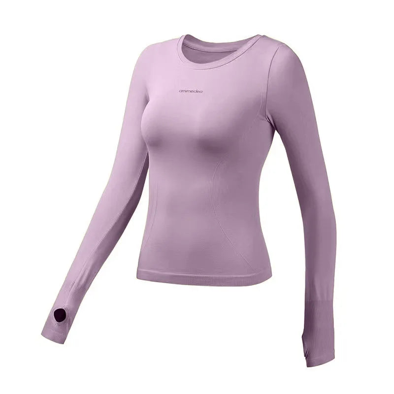 Women's Long Sleeve Workout Top – Slim & Comfortable