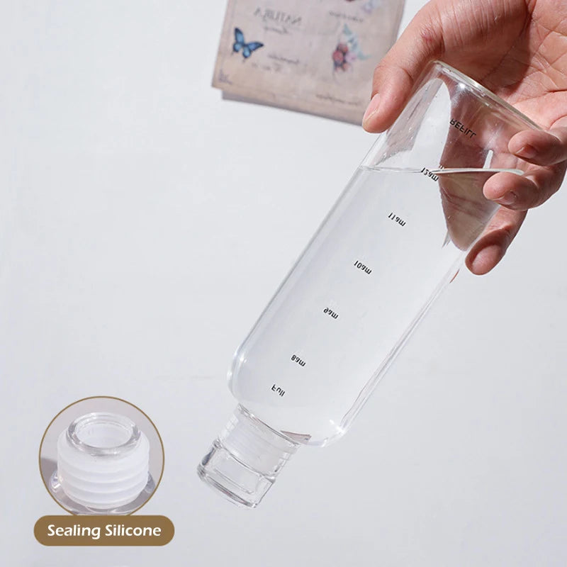 500ml Water Bottle with Time Marker for School & Sport