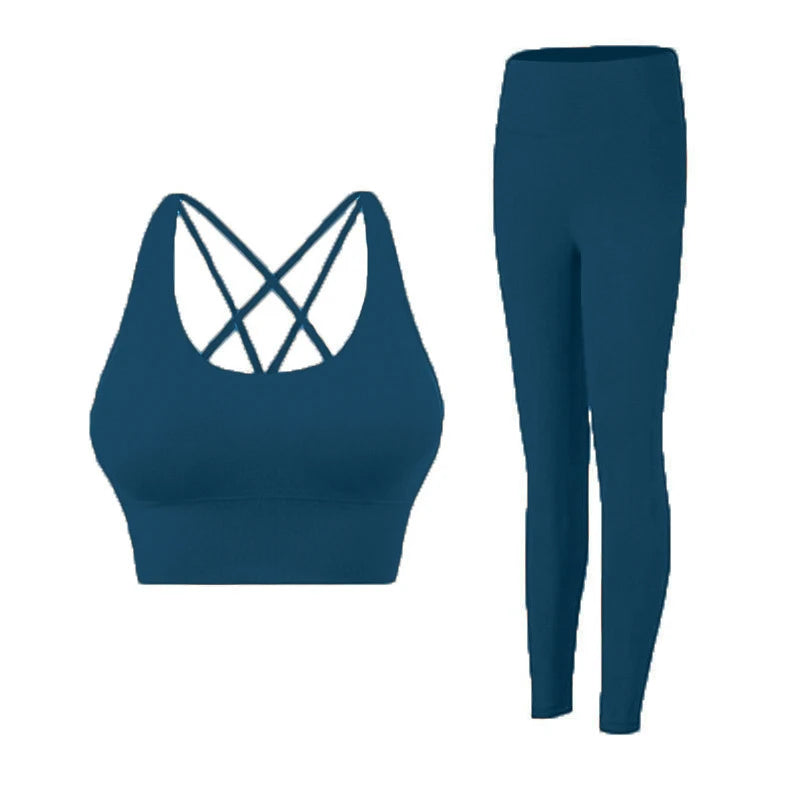 2pc Women's Workout Set – Bra & Leggings