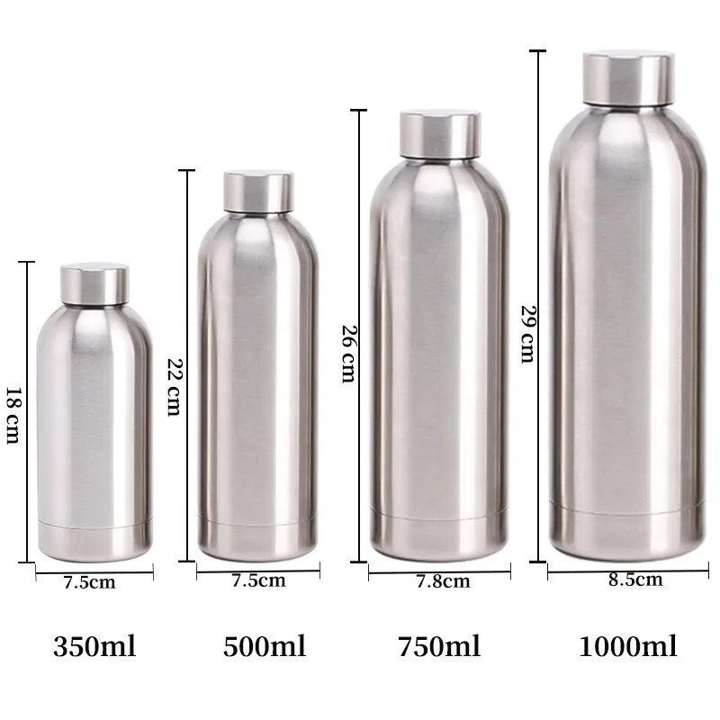 Stainless Steel Water Bottle for Sport & Travel