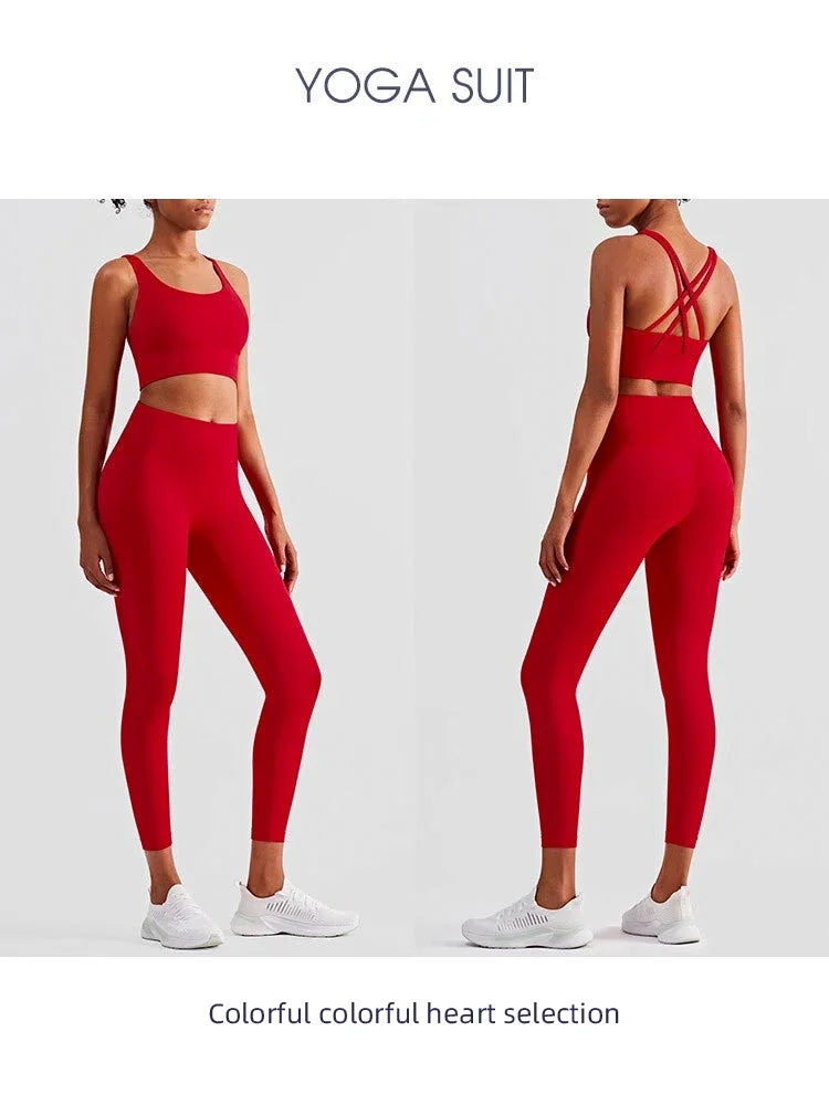 2pc Women's Workout Set – Bra & Leggings