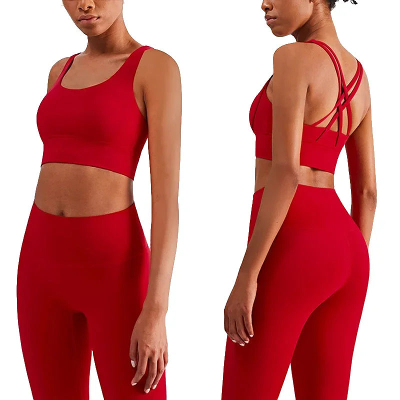 2pc Women's Workout Set – Bra & Leggings