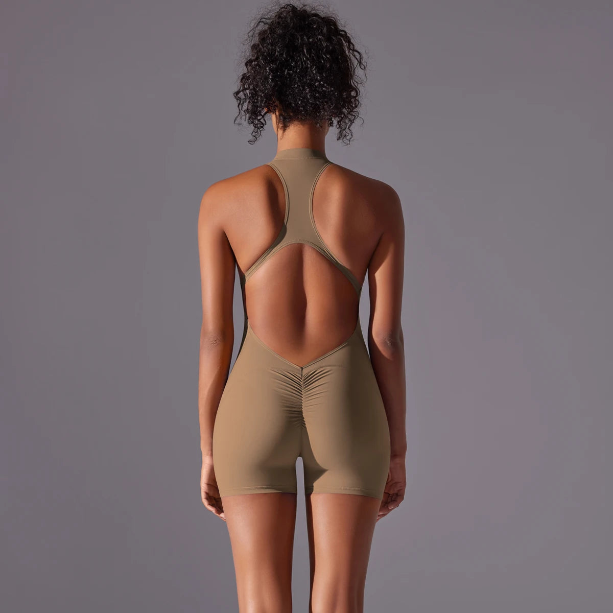 Women's Workout Bodysuit – Push-Up & Quick-Dry