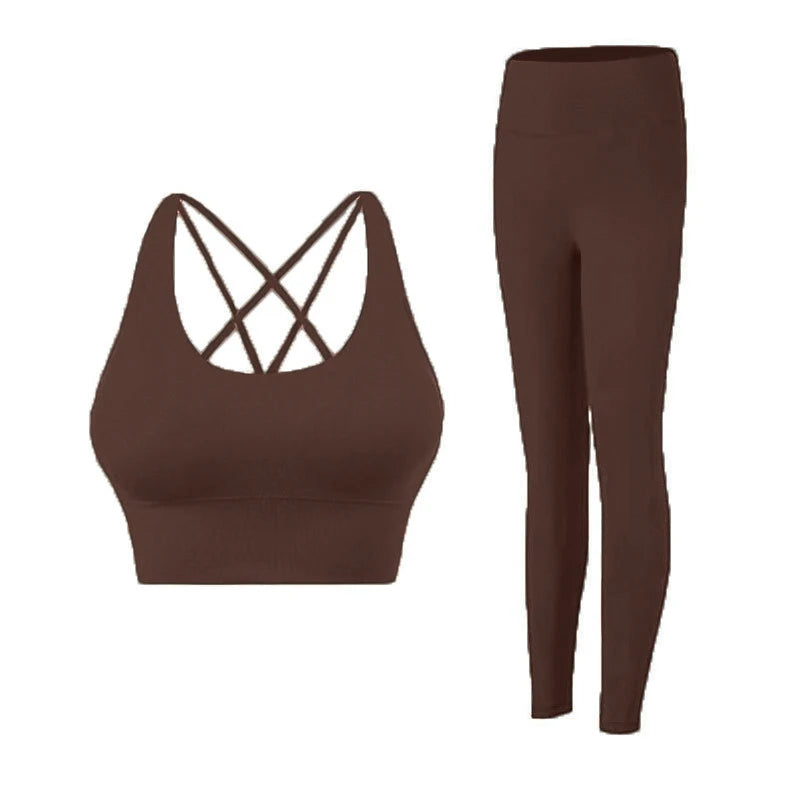 2pc Women's Workout Set – Bra & Leggings