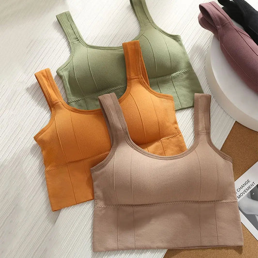 Seamless Sports Bra – Breathable & Shockproof