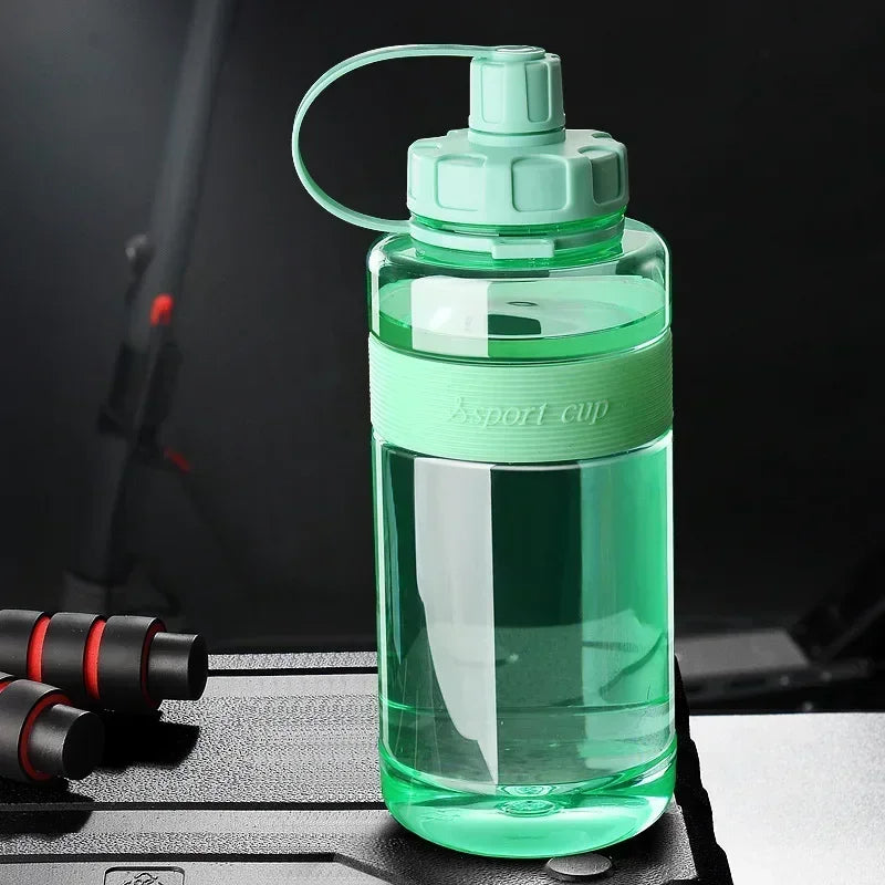 2L Large Water Bottle with Straw for Gym & School