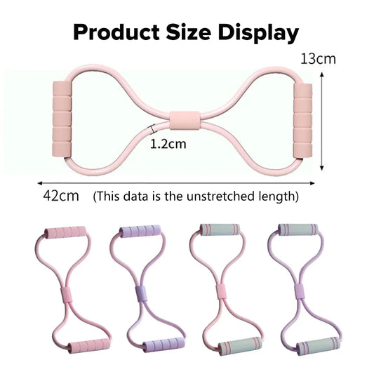 Yoga Resistance Bands – Elastic for Home & Gym