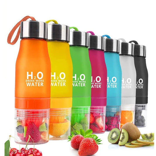 Water Bottle with Fruit Infuser – Leakproof & Eco-Friendly
