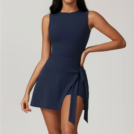 Backless Fitness Romper – One-Piece Sportswear