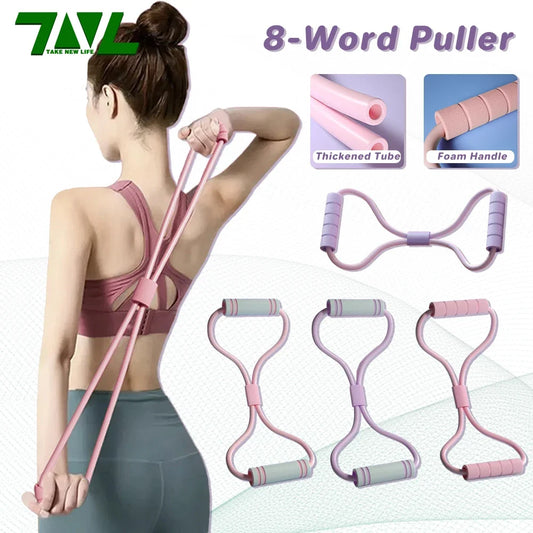 Yoga Resistance Bands – Elastic for Home & Gym